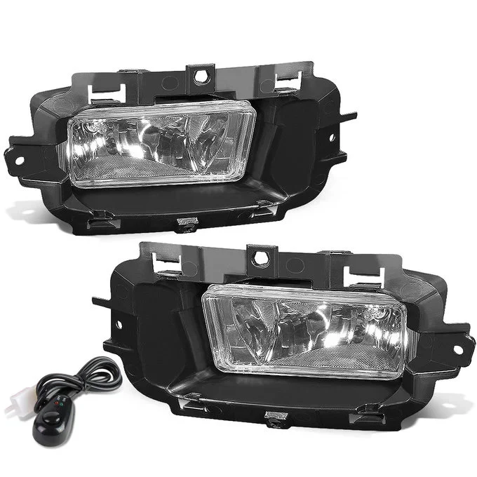 DNA Fog Lights for Chevy Silverado 1500 (2014-2015) Factory Style or LED Projector with Amber / Clear / Smoke Lens - Image 3