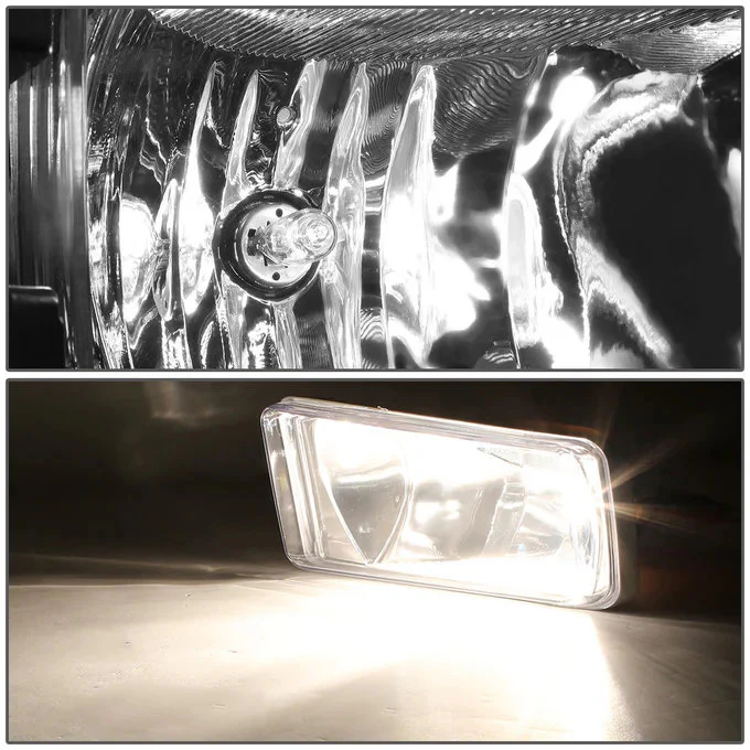 DNA Fog Lights for Chevy Silverado 1500 (2014-2015) Factory Style or LED Projector with Amber / Clear / Smoke Lens - Image 4