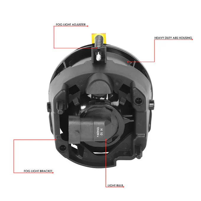DNA Fog Lights for Chrysler Pacifica (2005-2008) with or without Switch & Wiring Harness - Amber / Clear / Smoke Lens - Image 17