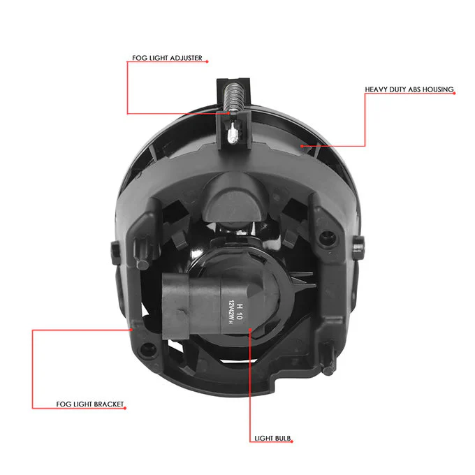 DNA Fog Lights for Chrysler Pacifica (2005-2008) with or without Switch & Wiring Harness - Amber / Clear / Smoke Lens - Image 22