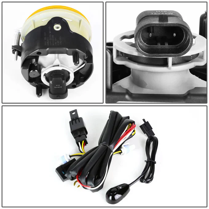 DNA Fog Lights for Chrysler Pacifica (2005-2008) with or without Switch & Wiring Harness - Amber / Clear / Smoke Lens - Image 25