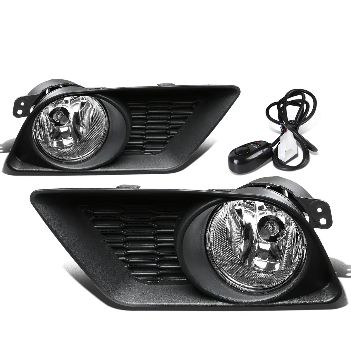 DNA Fog Lights for Dodge Charger (2011-2014) with Switch and Wiring Harness - Amber / Clear / Smoke Lens - Image 6