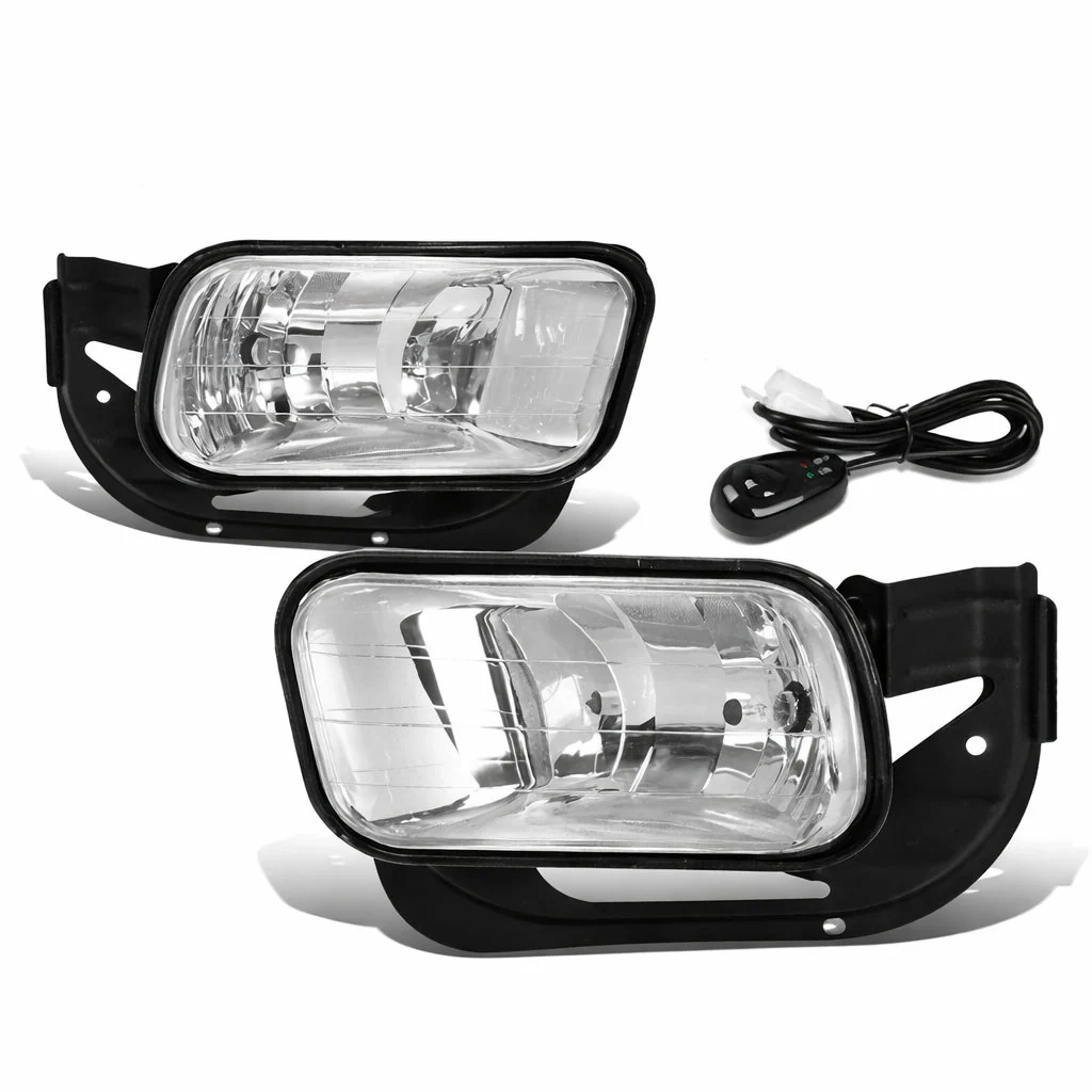 DNA Fog Lights for Dodge Ram 1500 (2009-2010) RAM 1500 (2011-2012) 2500 3500 (2011-2018) with or without Switch & Wiring Harness - Clear & Smoke Lens