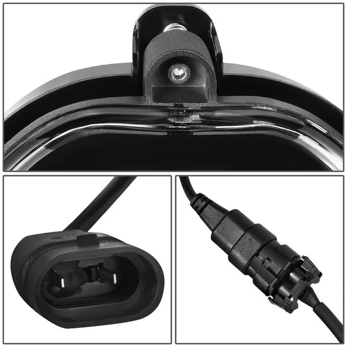 DNA Fog Lights for Dodge Ram 1500 2500 3500 (2002-2009) LED Projector with Clear Lens FL-ZTL-381-CH - Image 7