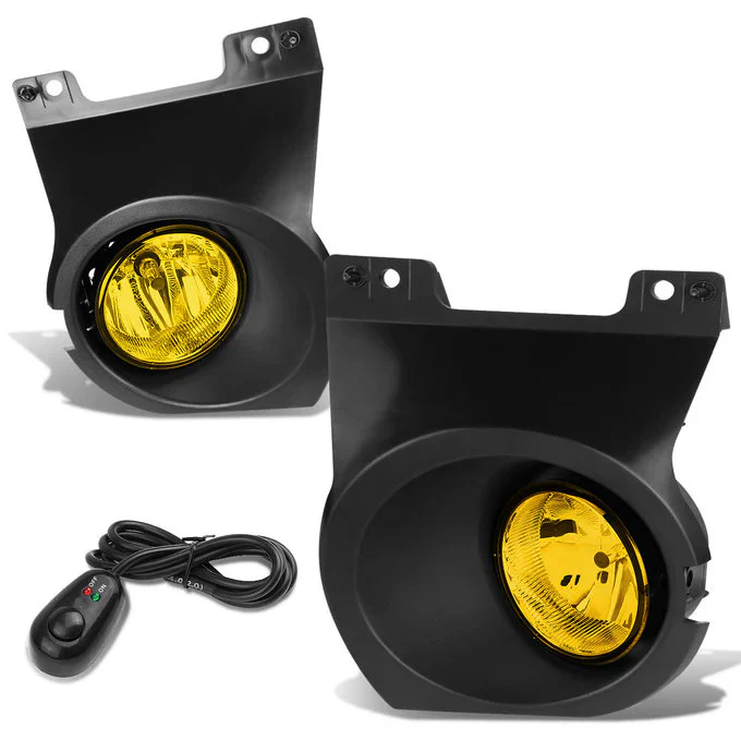 DNA Fog Lights for Ford F150 (2009-2014) with Switch and Wiring Harness - Amber / Clear / Smoke Lens FL-ZTL-811