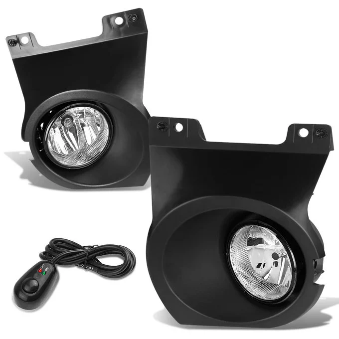 DNA Fog Lights for Ford F150 (2009-2014) with Switch and Wiring Harness - Amber / Clear / Smoke Lens FL-ZTL-811 - Image 3