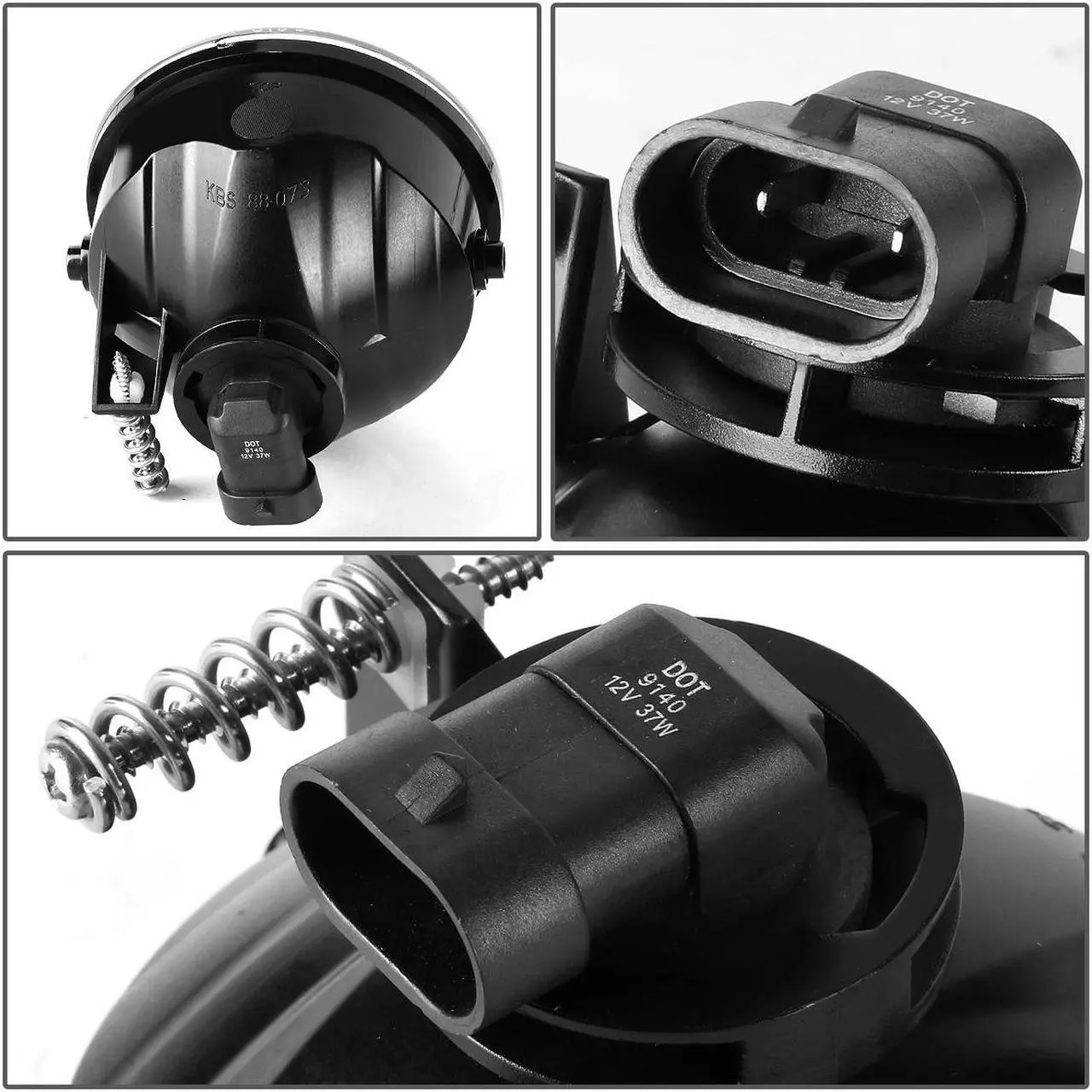 DNA Fog Lights for Ford F150 & Lincoln Mark LT (2011-2014) Factory Style or LED Projector with Clear or Smoke Lens - Image 19