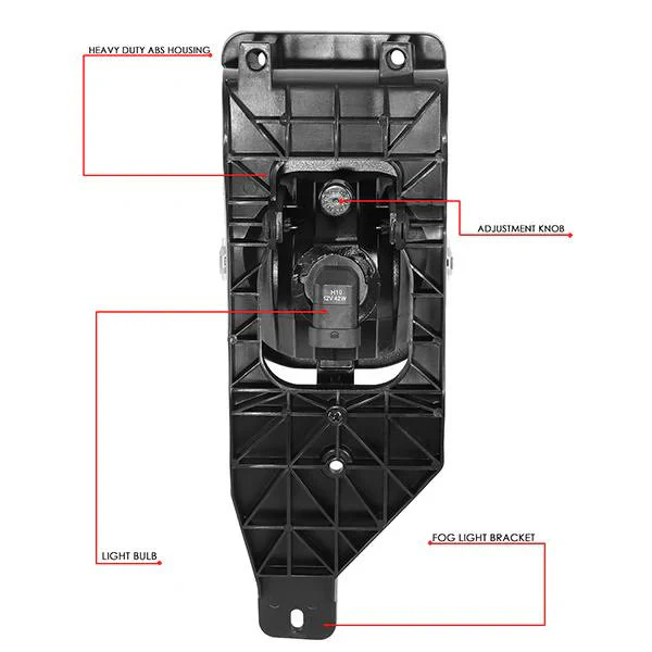 DNA Fog Lights for Ford F250 F350 F450 F550 Super Duty (2005-2007) Factory Style or LED Projector with Clear Len - Image 13