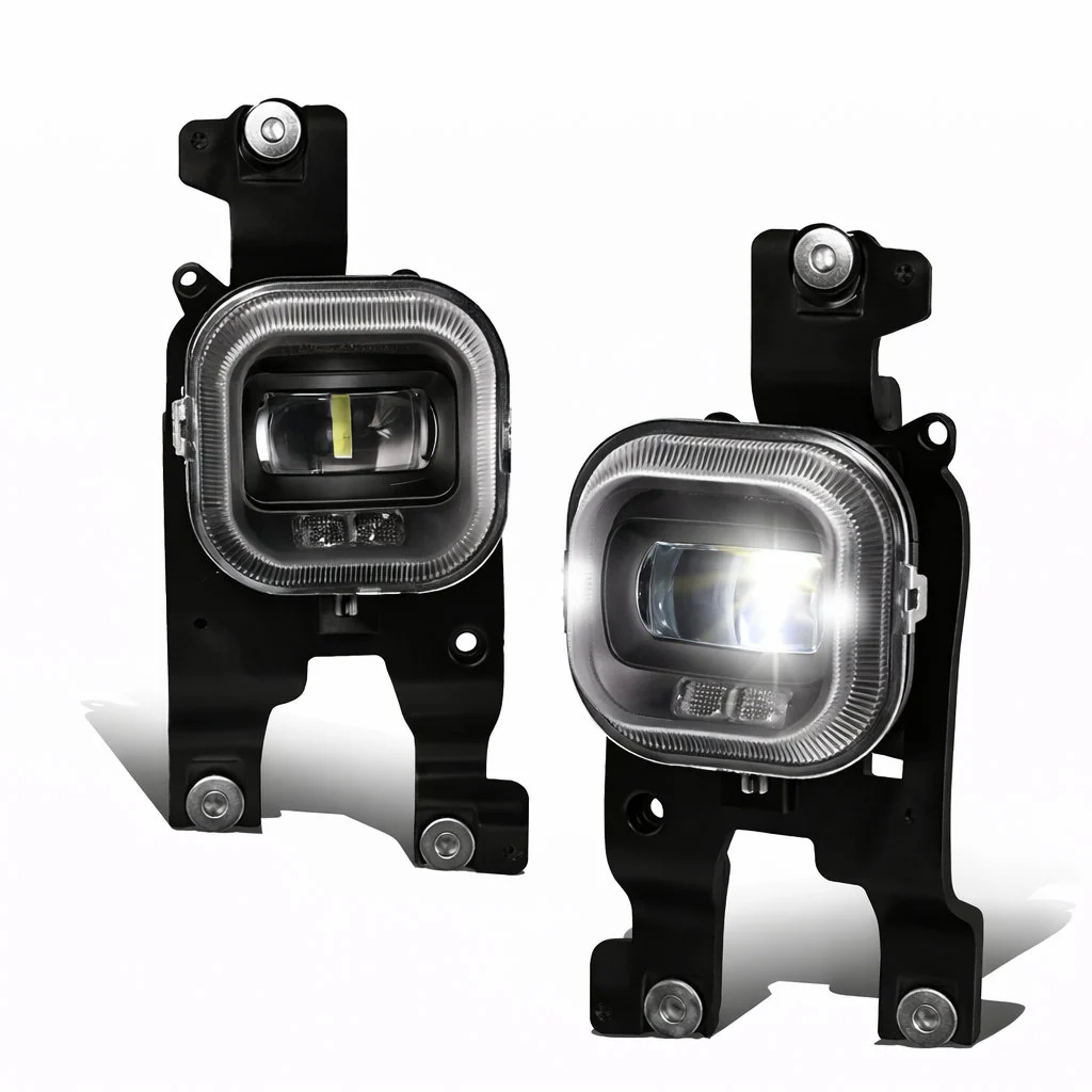 DNA Fog Lights for Ford F250 F350 F450 F550 Super Duty (2008-2010) Factory Style or LED Projector - Clear or Smoke Lens - Image 11