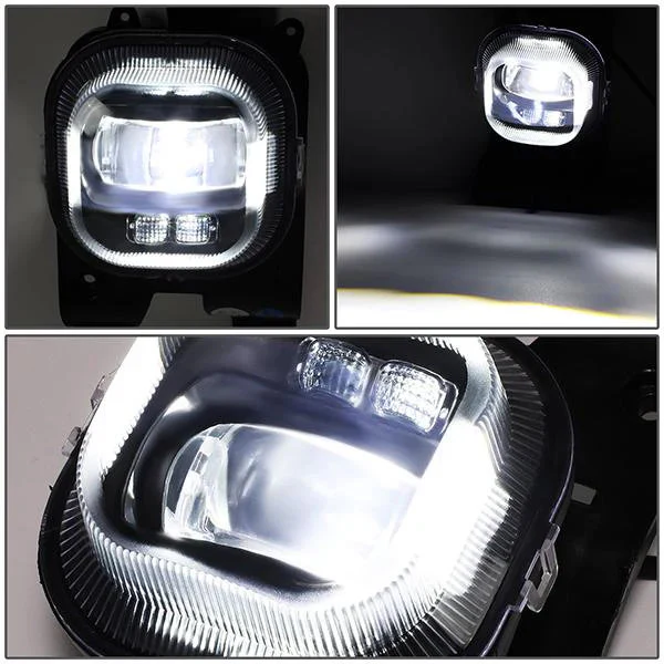 DNA Fog Lights for Ford F250 F350 F450 F550 Super Duty (2008-2010) Factory Style or LED Projector - Clear or Smoke Lens - Image 14
