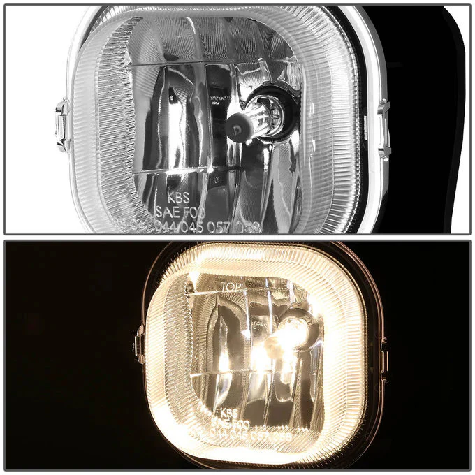 DNA Fog Lights for Ford F250 F350 F450 F550 Super Duty (2008-2010) Factory Style or LED Projector - Clear or Smoke Lens - Image 2