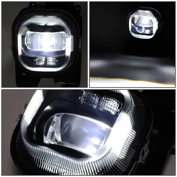 DNA Fog Lights for Ford F250 F350 F450 F550 Super Duty (2008-2010) Factory Style or LED Projector - Clear or Smoke Lens - Image 20