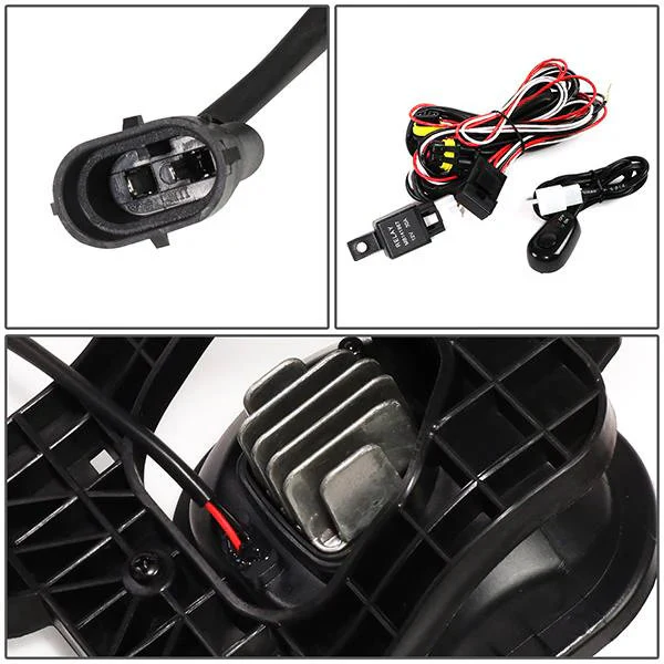 DNA Fog Lights for Ford F250 F350 F450 F550 Super Duty (2008-2010) Factory Style or LED Projector - Clear or Smoke Lens - Image 23