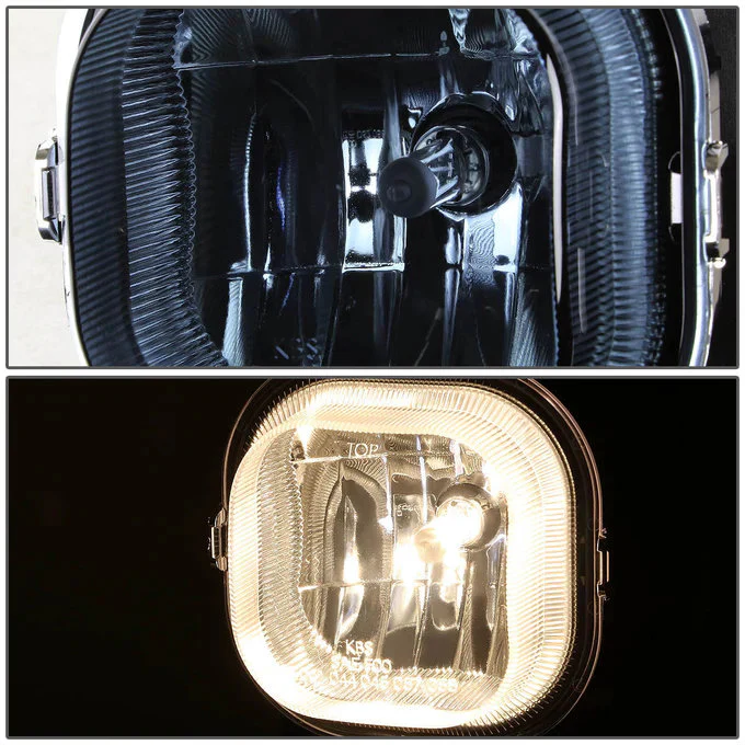 DNA Fog Lights for Ford F250 F350 F450 F550 Super Duty (2008-2010) Factory Style or LED Projector - Clear or Smoke Lens - Image 8