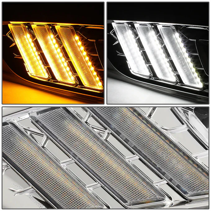 DNA Fog Lights for Ford Focus (2015-2017) with Chrome or Black Bezel - Amber / Clear / Smoke Lens - Image 13