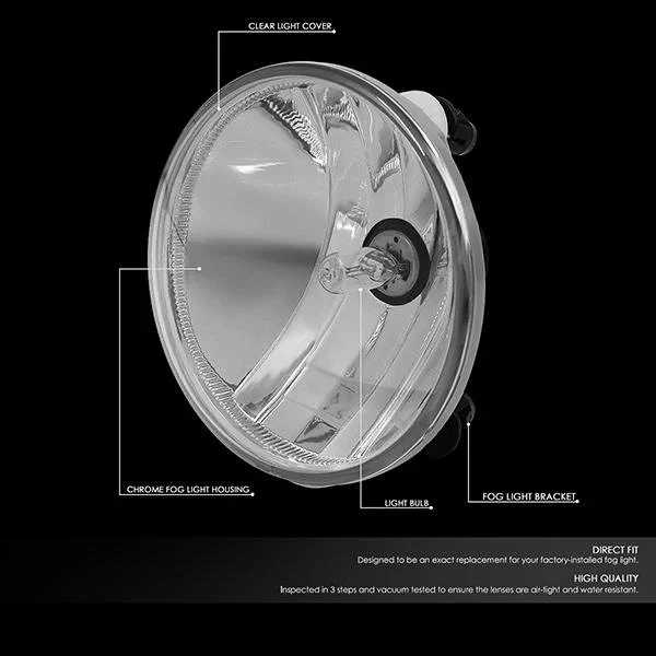 DNA Fog Lights for Chevy Camaro (2010-2013) with or without Switch & Wiring Harness - Amber / Clear / Smoke Lens - Image 5