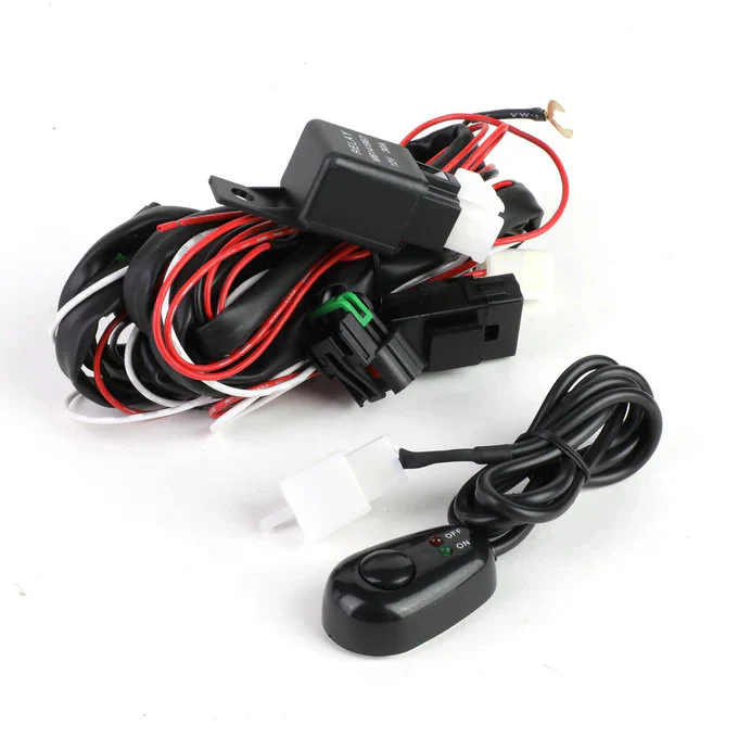 DNA Fog Lights for GMC Sierra 2500HD 3500HD (2015-2016) with Switch and Wiring Harness - Amber Lens FL-ZTL-187-AM - Image 4