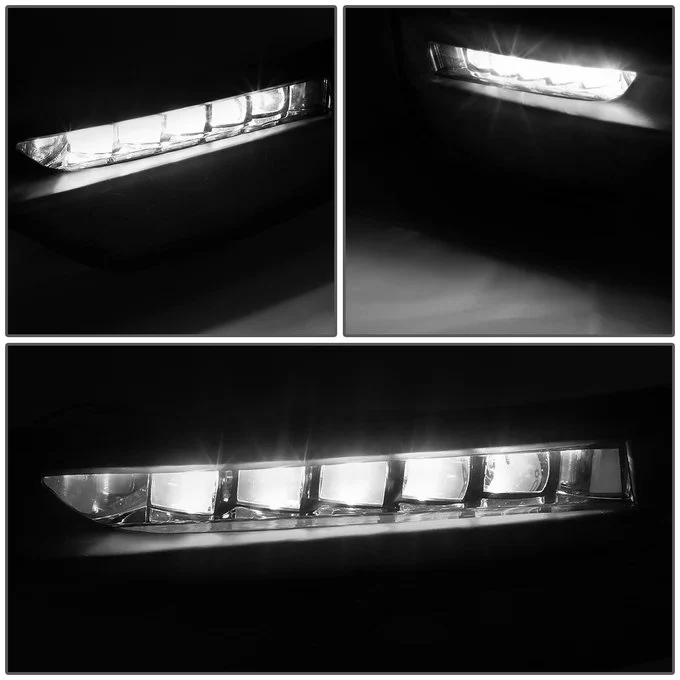 DNA Fog Lights for Honda Accord (2015–2020) LED DRL with with Switch and Wiring Harness - Amber / Clear / Smoke - Image 10