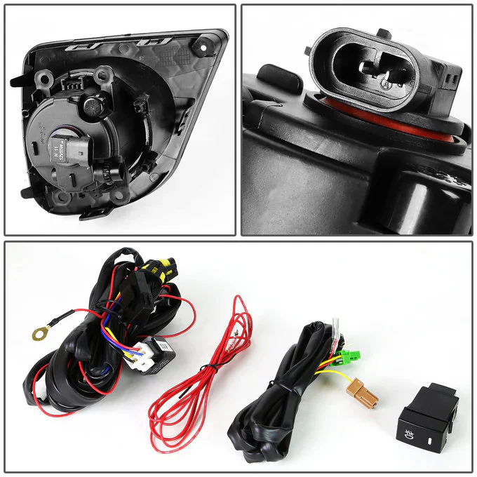 DNA Fog Lights for Honda Accord Coupe (2013-2015) with Switch and Wiring Harness - Amber / Clear / Smoke Lens FL-ZTL-193 - Image 10