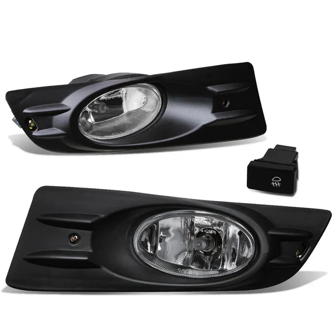 DNA Fog Lights for Honda Accord Sedan & Coupe (2006-2007) with Switch and Wiring Harness - Amber / Clear / Smoke Lens - Image 14