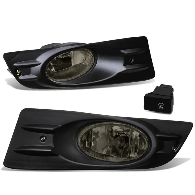 DNA Fog Lights for Honda Accord Sedan & Coupe (2006-2007) with Switch and Wiring Harness - Amber / Clear / Smoke Lens - Image 17