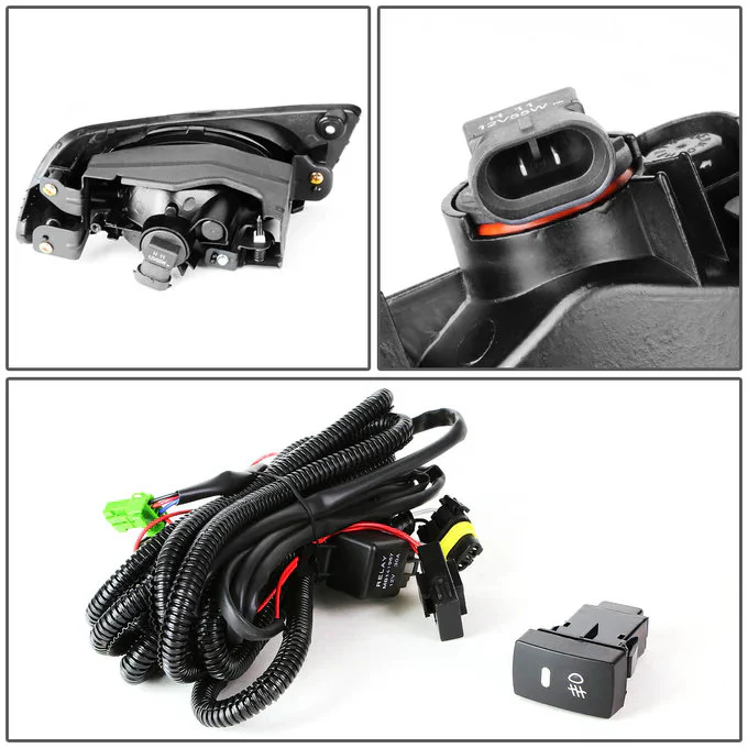 DNA Fog Lights for Honda Accord Sedan (2012) with Switch and Wiring Harness - Amber / Clear / Smoke Lens FL-ZTL-164 - Image 10