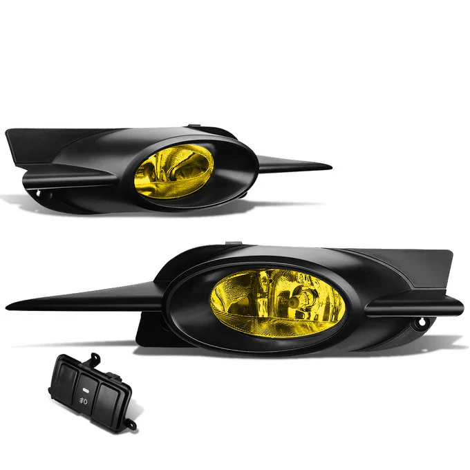DNA Fog Lights for Honda Civic FA FD FG Sedan & Coupe (2009-2011) with Switch and Wiring Harness - Amber / Clear / Smoke Lens FL-ZTL-126