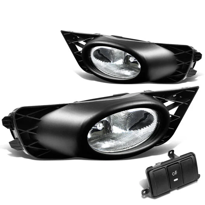 DNA Fog Lights for Honda Civic FA FD FG Sedan & Coupe (2009-2011) with Switch and Wiring Harness - Amber / Clear / Smoke Lens FL-ZTL-126 - Image 14