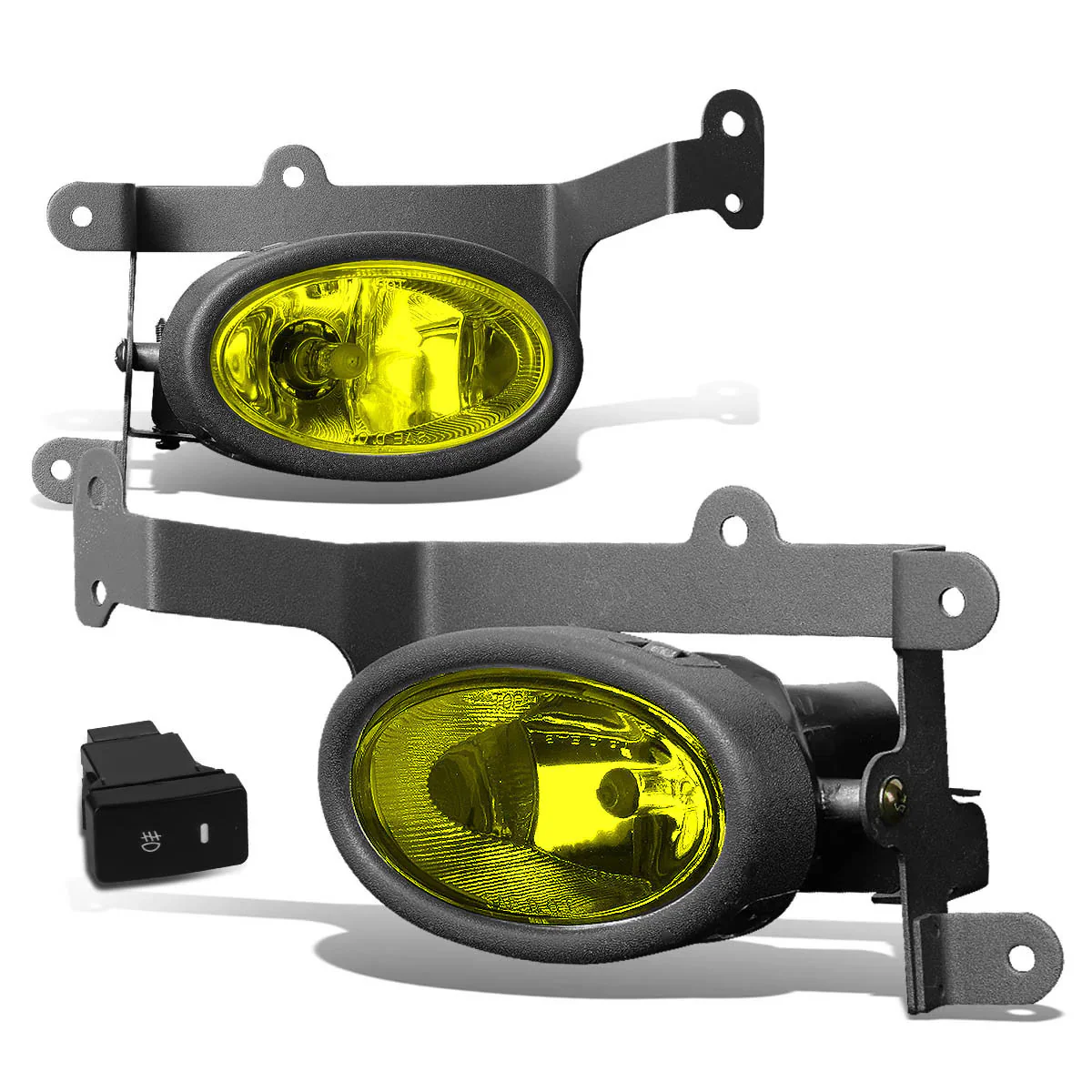 DNA Fog Lights for Honda Civic Sedan & Coupe (2006-2008) with Switch and Wiring Harness - Amber / Clear / Smoke Lens