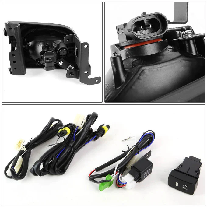 DNA Fog Lights for Honda Civic Sedan & Coupe (2006-2008) with Switch and Wiring Harness - Amber / Clear / Smoke Lens - Image 21