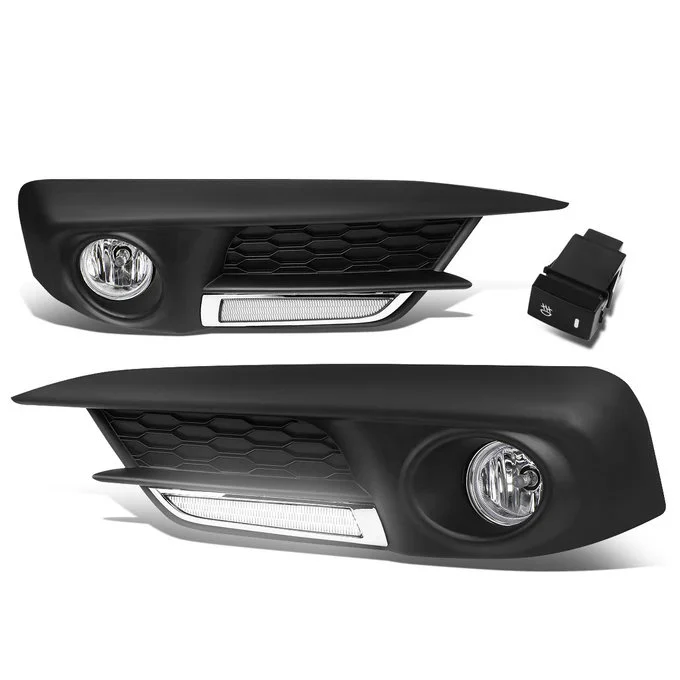 DNA Fog Lights for Honda Civic Sedan / Coupe (2016–2017) with LED DRL - Amber / Clear / Smoke FL-ZTL-248 - Image 4
