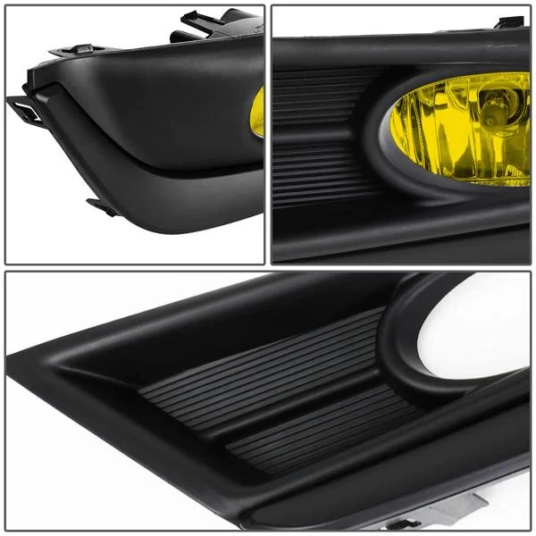 DNA Fog Lights for Honda CRV (2017-2018) with Switch and Wiring Harness - Amber / Clear / Smoke Lens - Image 5
