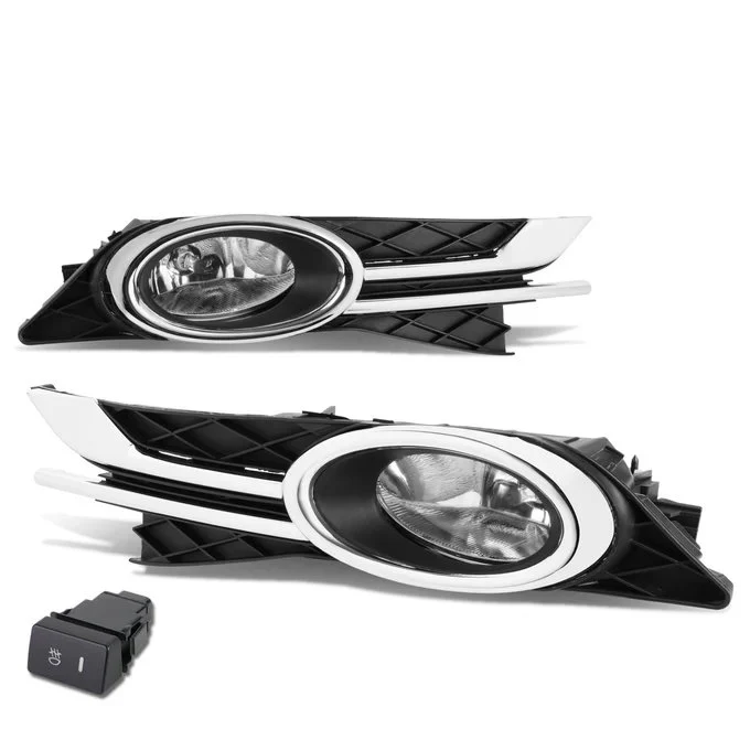 DNA Fog Lights for Honda Odyssey (2014-2016) with Switch and Wiring Harness - Amber / Clear / Smoke Lens FL-ZTL-184 - Image 2