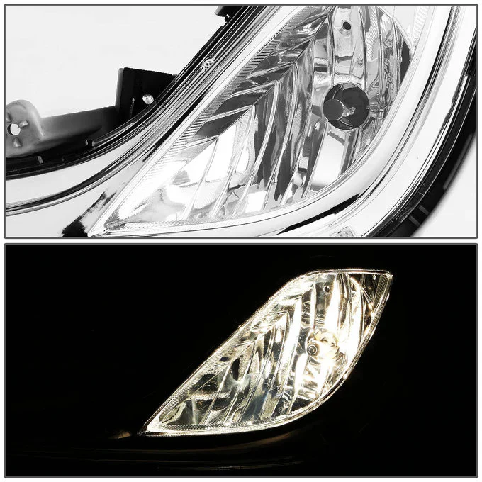 DNA Fog Lights for Hyundai Accent Sedan / Hatchback (2012-2016) with Switch and Wiring Harness - Clear or Smoke Lens FL-ZTL-133 - Image 2