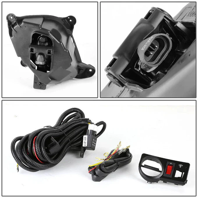 DNA Fog Lights for Hyundai Genesis Coupe (2010-2012) with Switch and Wiring Harness - Amber / Clear / Smoke Lens FL-ZTL-130 - Image 8