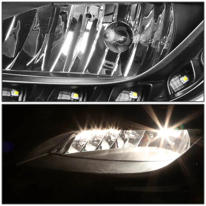 DNA Fog Lights for Hyundai Veloster (2012-2017) with LED DRL - Amber / Clear / Smoke Lens FL-HV12-LED - Image 8