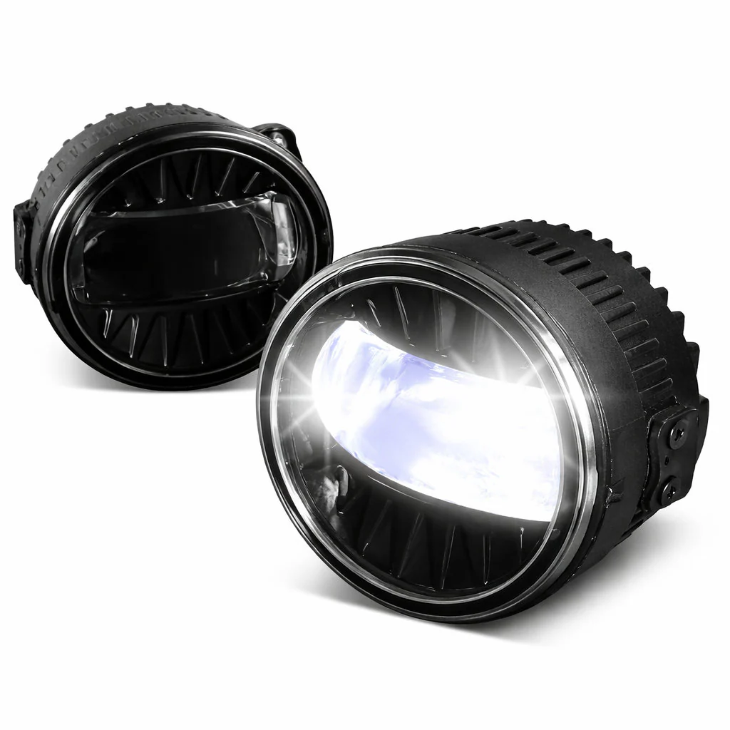 DNA Fog Lights for Honda Ridgeline (2017–2019) LED Projector with Switch and Wiring Harness - Amber or Smoke Lens FL-ZTL-345