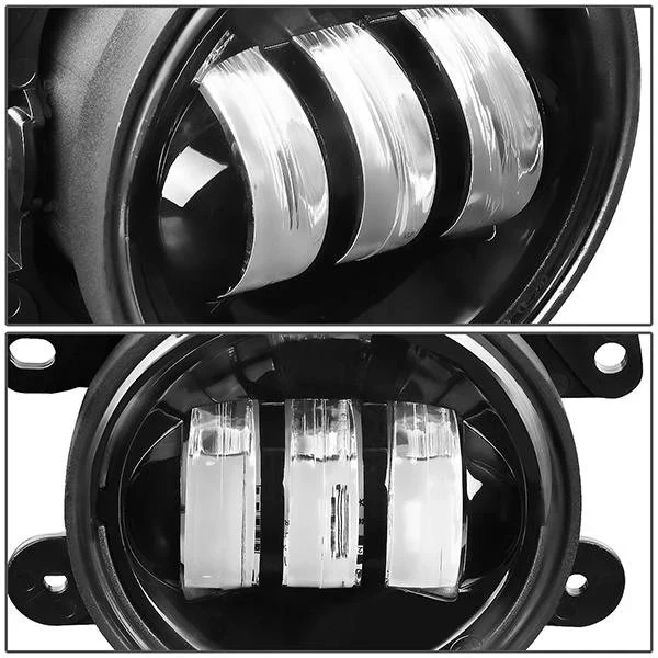 DNA Fog Lights for Dodge Journey (2010-2019) LED Projector with Switch and Wiring Harness - Clear Lens FL-ZTL-312-CH - Image 4