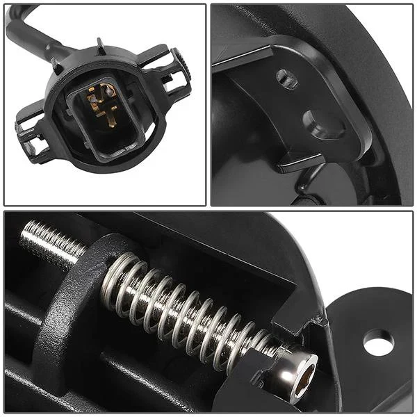 DNA Fog Lights for Dodge Journey (2010-2019) LED Projector with Switch and Wiring Harness - Clear Lens FL-ZTL-312-CH - Image 5