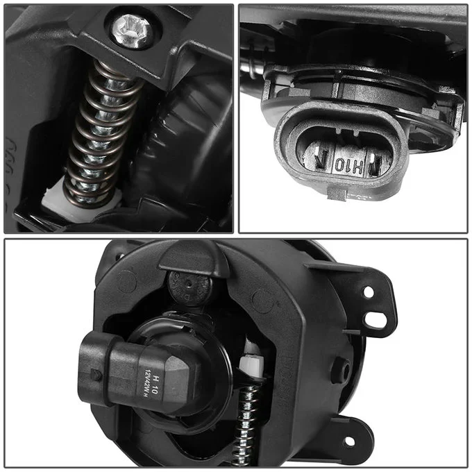 DNA Fog Lights for Chrysler PT Cruiser (2006-2010) with Switch and Wiring Harness - Clear or Smoke Lens FL-ZTL-365 - Image 9