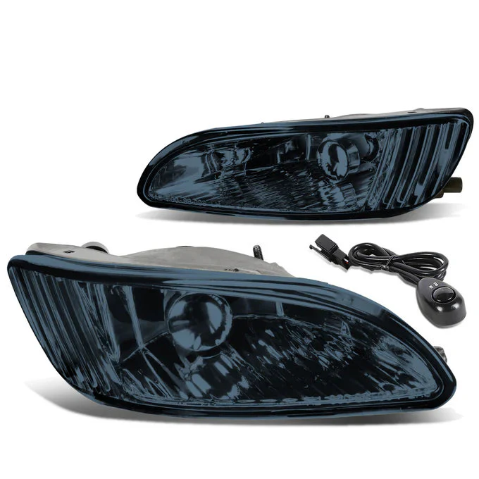 DNA Fog Lights for Lexus RX330 (2004-2006) RX350 (2007-2009) with Switch and Wiring Harness - Smoke Lens FL-T045-SM