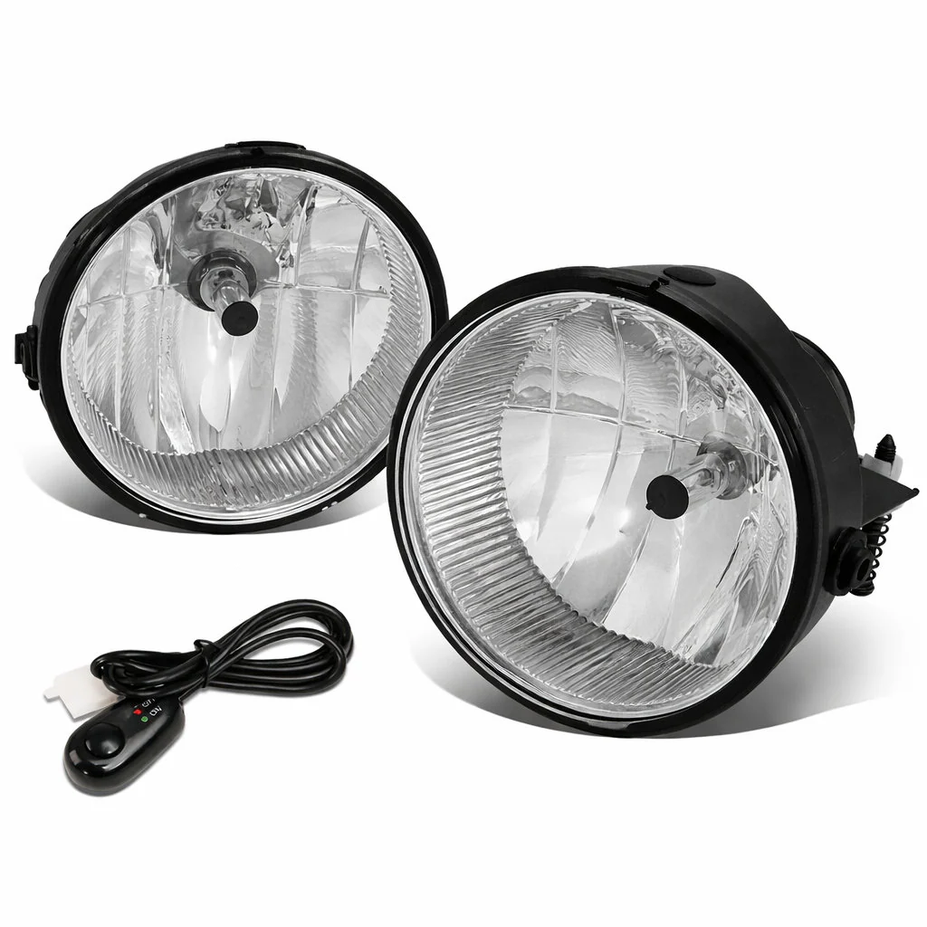DNA Fog Lights for Lincoln Mark LT (2006-2008) with Switch and Wiring Harness - Clear Lens FL-ZTL-356-CH