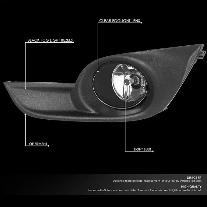 DNA Fog Light for Nissan Altima (2013-2015) with Clear Lens FL-ZTL-NS328-CH - Image 2