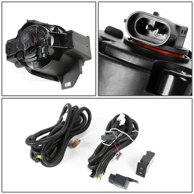 DNA Fog Lights for Nissan Altima Sedan (2010-2012) with Switch and Wiring Harness - Amber Lens FL-ZTL-190-AM - Image 4