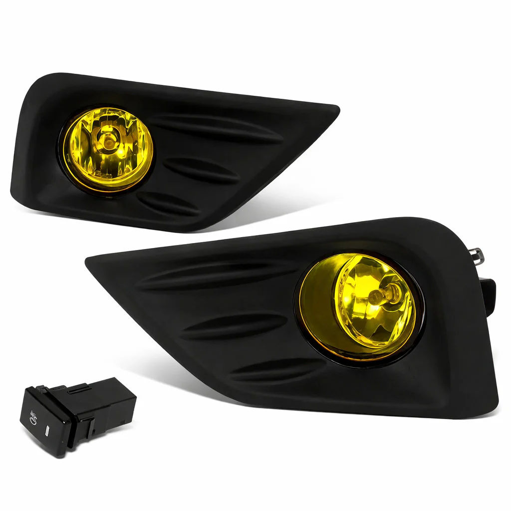 DNA Fog Lights for Nissan Altima Sedan (2016-2018) with Switch and Wiring Harness - Amber / Clear / Smoke Lens