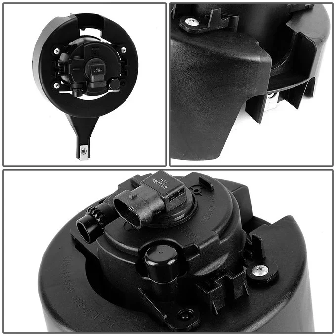 DNA Fog Lighst for Nissan Frontier (2005-2015) with Switch and Wiring Harness - Smoke Lens FL-T056-SM - Image 4