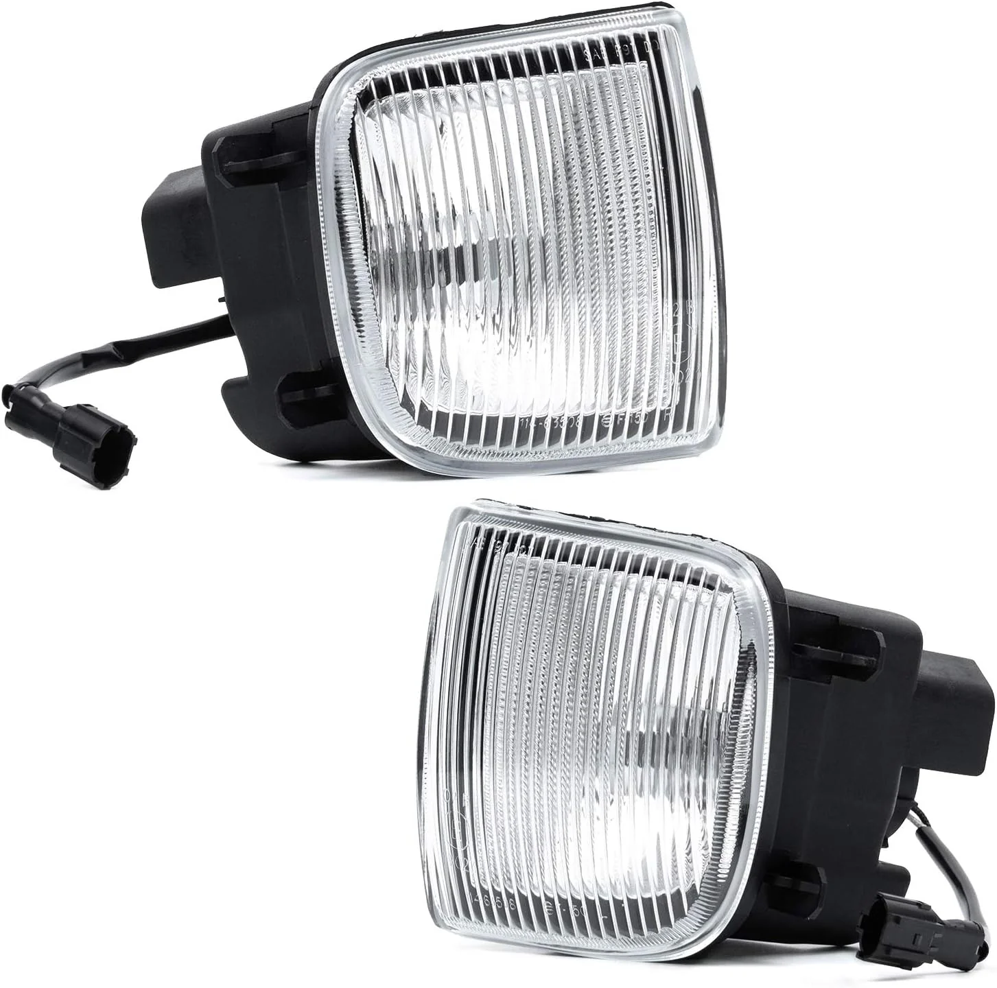 DNA Fog Lights for Nissan Pathfinder (2003-2004) with Switch and Wiring Harness - Clear Lens FL-NP03-CH - Image 2