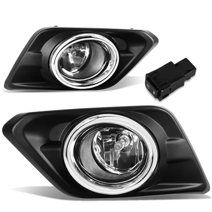 DNA Fog Lights for Nissan Rogue (2014-2016) with Switch and Wiring Harness - Amber / Clear / Smoke Lens FL-ZTL-217 - Image 4