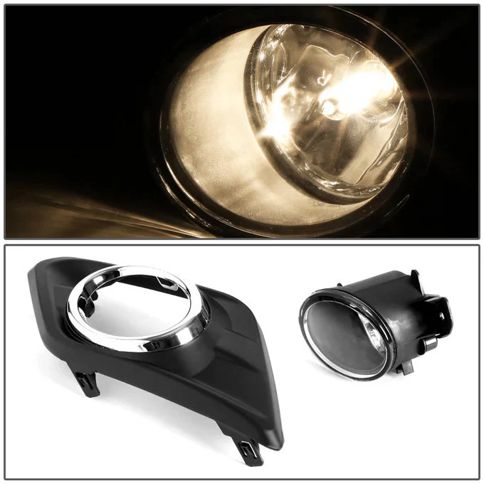DNA Fog Lights for Nissan Rogue (2014-2016) with Switch and Wiring Harness - Amber / Clear / Smoke Lens FL-ZTL-217 - Image 6