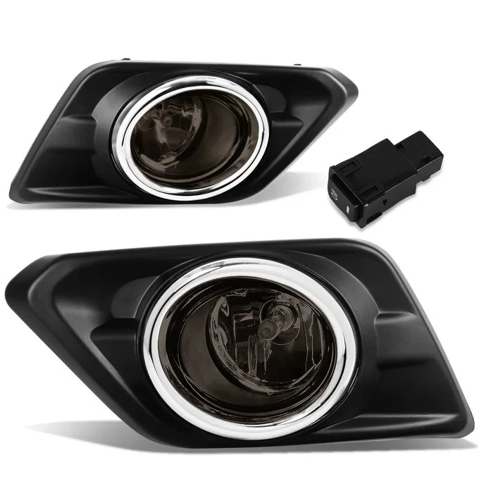 DNA Fog Lights for Nissan Rogue (2014-2016) with Switch and Wiring Harness - Amber / Clear / Smoke Lens FL-ZTL-217 - Image 7